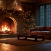 Warm and Cozy Christmas Fireplace